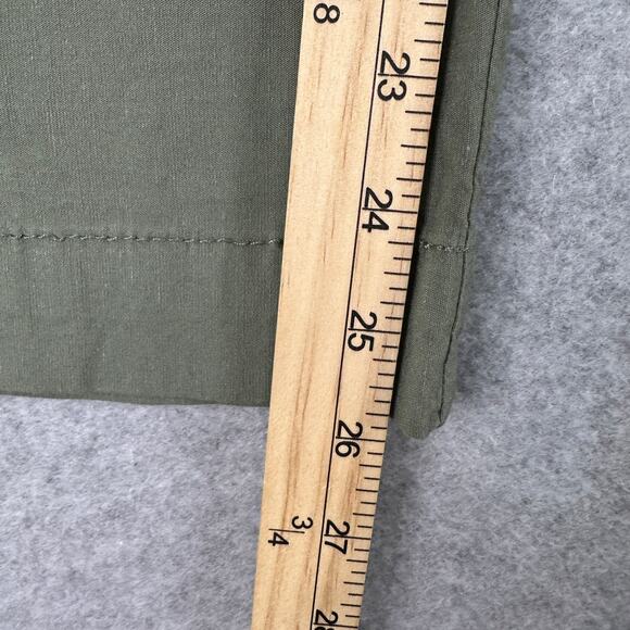 Nicole Miller NY Hi-Rise Straight Leg Pants WMNS 6 Olive Green Stretch Uitlity - Picture 10 of 11